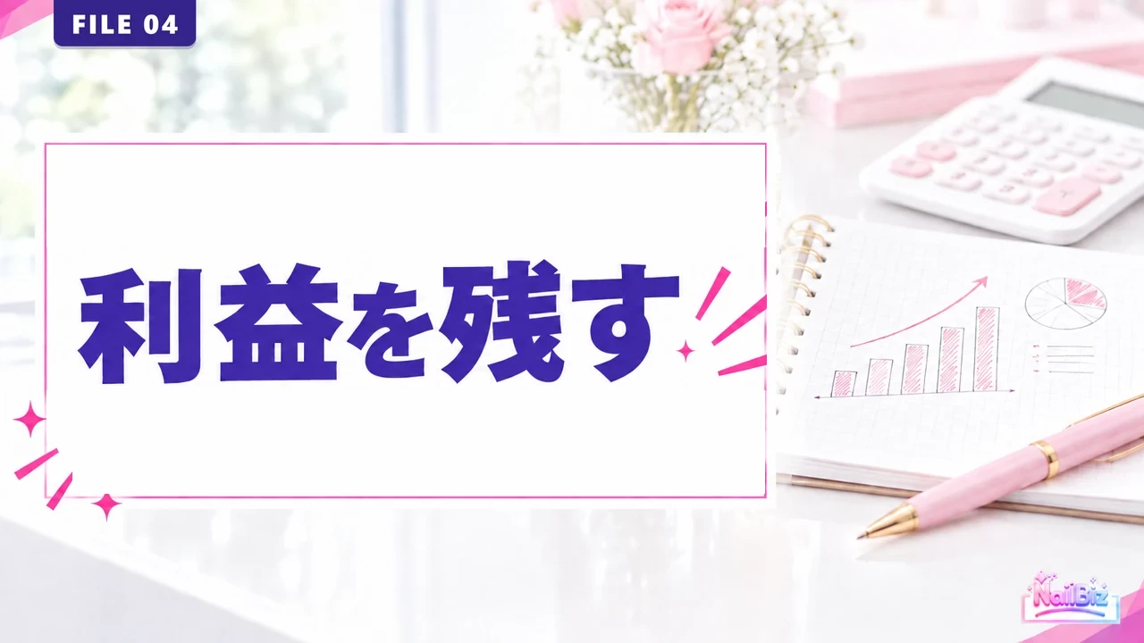 利益を残す